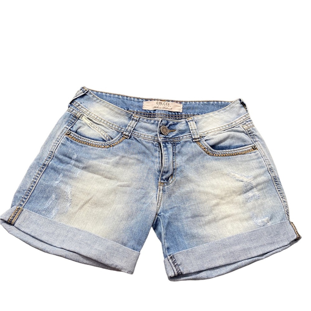 Colcci Jeanswear Denim sz 4 Rolled Cuff Shorts
